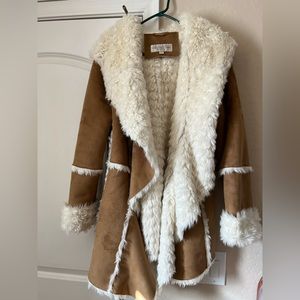 Coat from Fabulous Furs (100% faux fur)